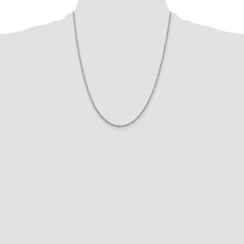 Sterling Silver 1.95mm Loose Rope Chain - Seattle Gold Grillz