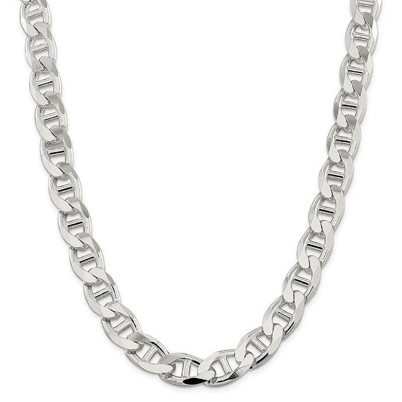 Sterling Silver 13.5mm Flat Anchor Chain - Seattle Gold Grillz