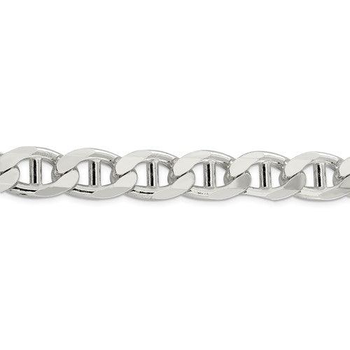 Sterling Silver 13.5mm Flat Anchor Chain - Seattle Gold Grillz