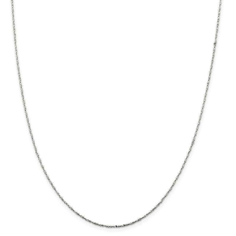 Sterling Silver 1mm Twisted Serpentine Chain - Seattle Gold Grillz