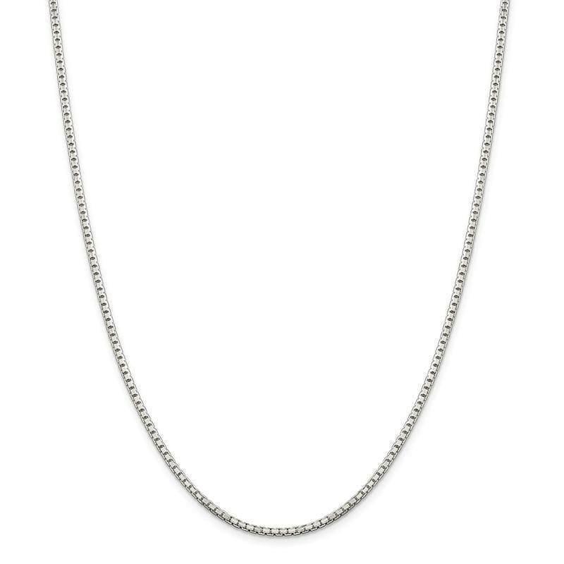 Sterling Silver 2.0mm Diamond-cut Box Chain - Seattle Gold Grillz