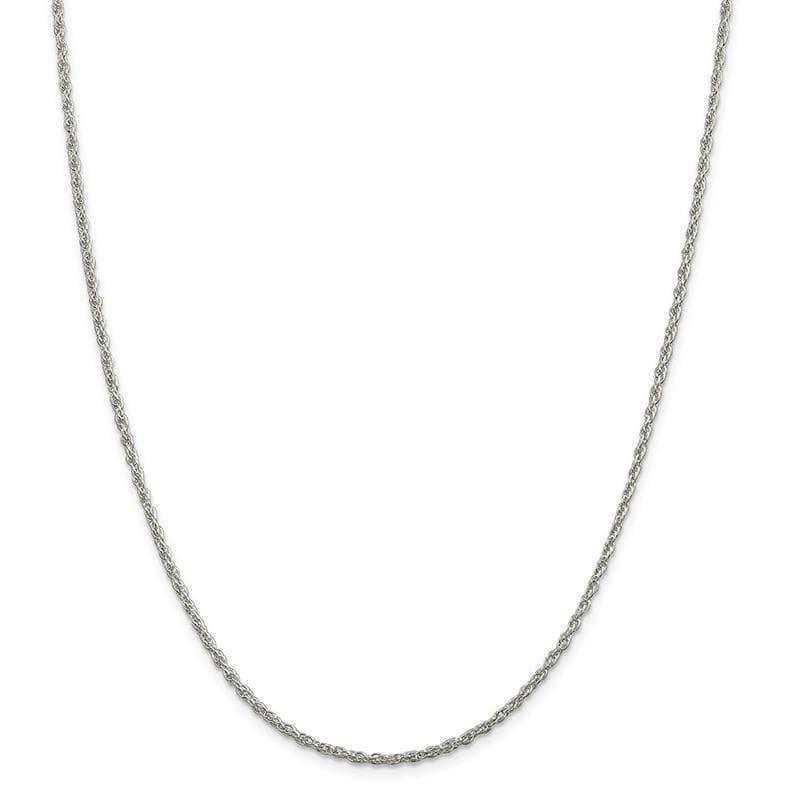 Sterling Silver 2mm Loose Rope Chain - Seattle Gold Grillz