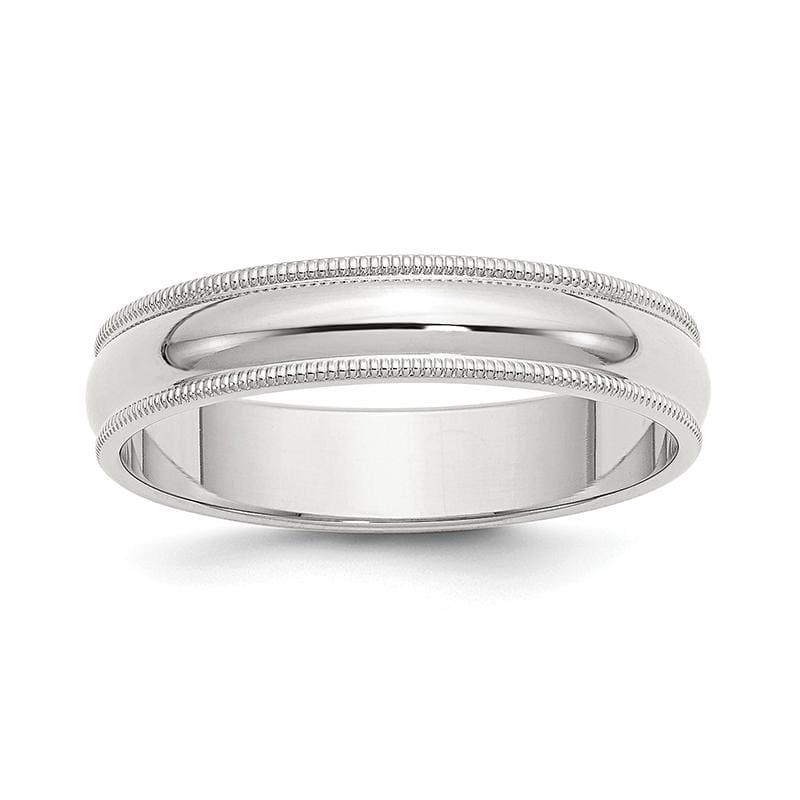 Sterling Silver 5mm Half Round Milgrain Band - Seattle Gold Grillz