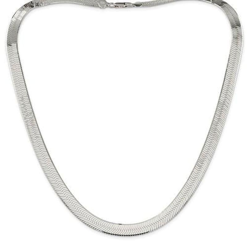 Sterling Silver 8.75mm Magic Herringbone Chain - Seattle Gold Grillz