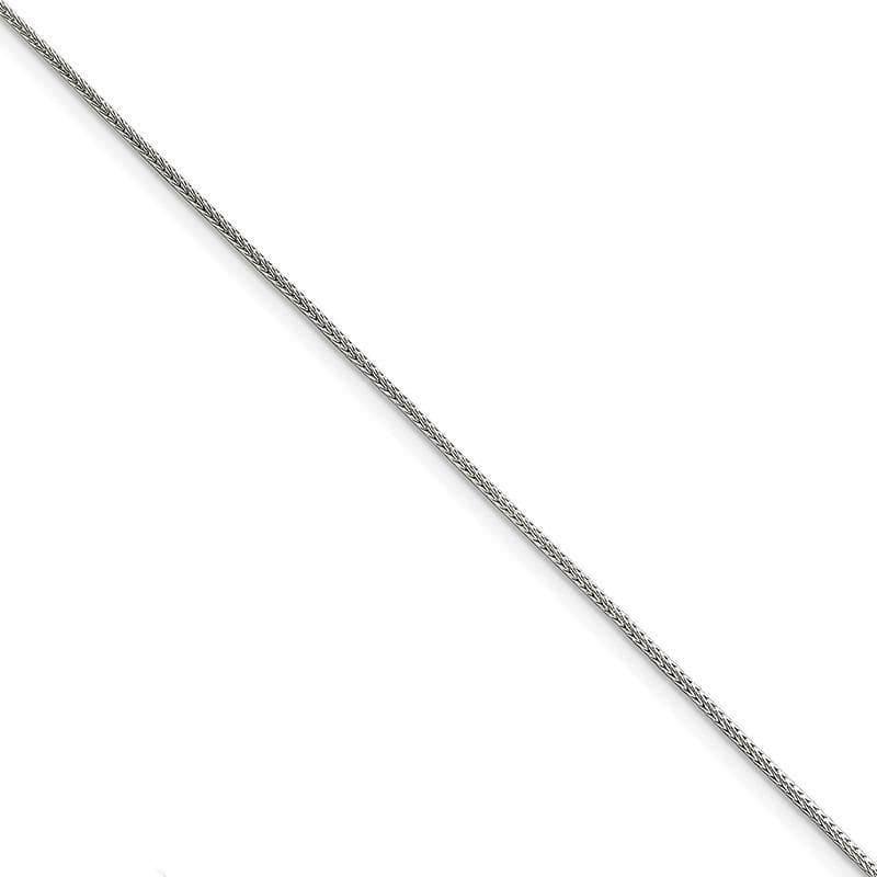 Sterling Silver 8 Inch 1.25mm Diamond-cut Round Franco Bracelet - Seattle Gold Grillz