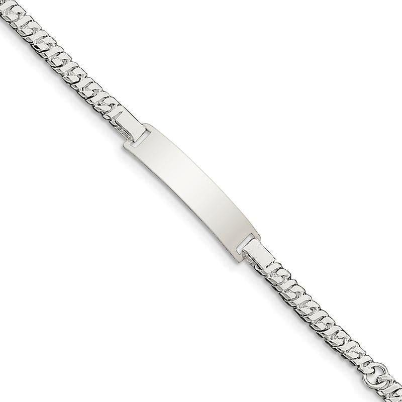 Sterling Silver Baby ID Bracelet - Seattle Gold Grillz