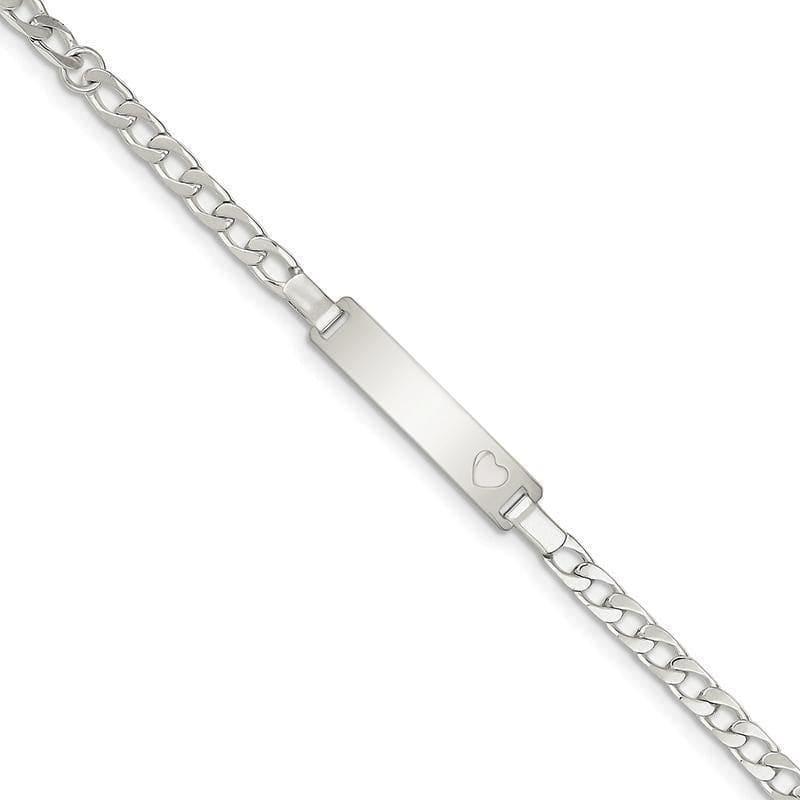 Sterling Silver Baby ID Bracelet - Seattle Gold Grillz