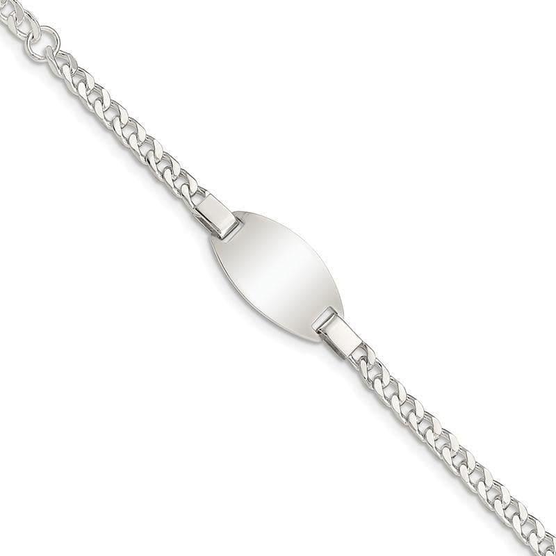 Sterling Silver Baby ID Bracelet - Seattle Gold Grillz