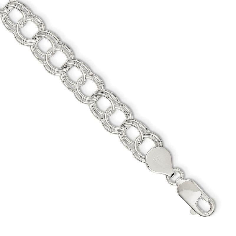 Sterling Silver Charm Bracelet - Seattle Gold Grillz