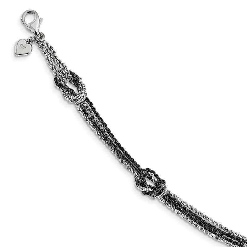 Sterling Silver Fancy 7.5 Bracelet | Weight: 5.13 grams, Length: 7.5mm, Width: mm - Seattle Gold Grillz