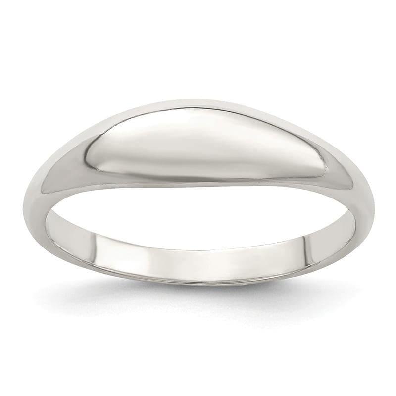 Sterling Silver Fancy Domed Ring - Seattle Gold Grillz
