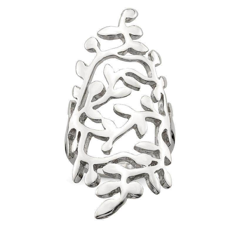 Sterling Silver Spring Tree Full Finger Ring - Seattle Gold Grillz