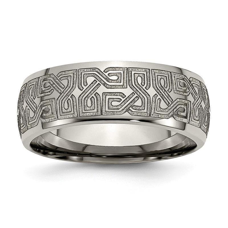 Titanium 8mm Polished Band - Seattle Gold Grillz