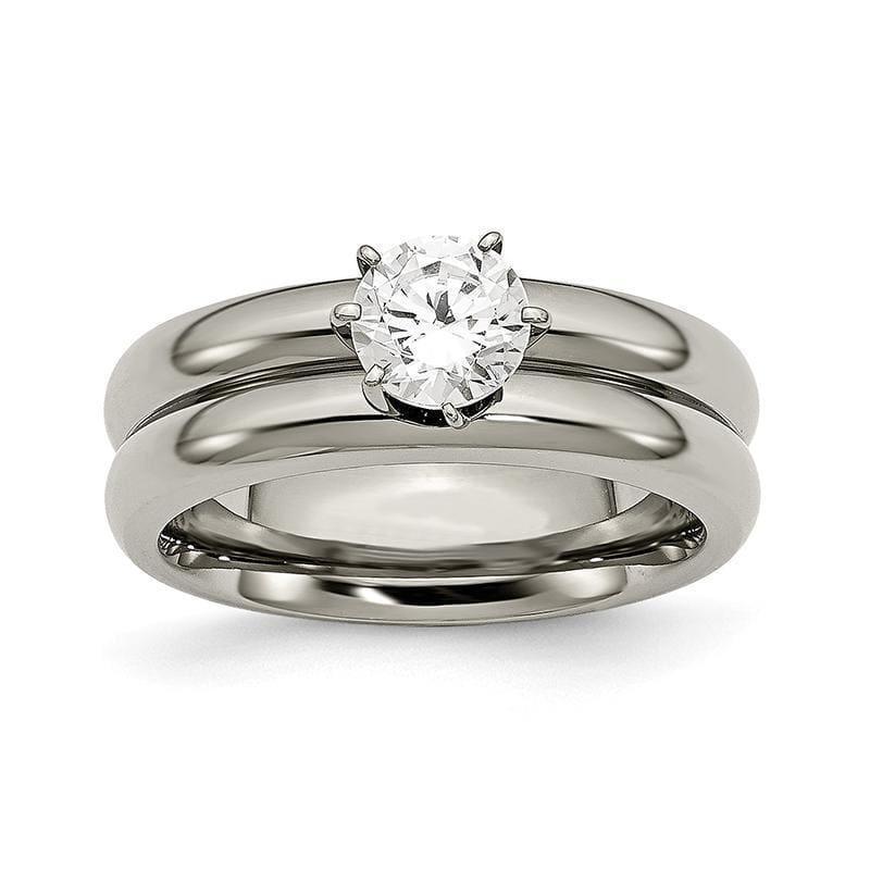 Titanium CZ Ring - Seattle Gold Grillz