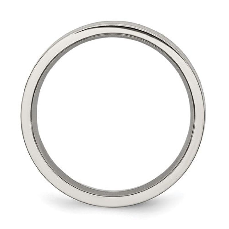 Titanium Flat 5mm Brushed Band - Seattle Gold Grillz