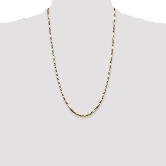 14k 2.5mm Box Chain