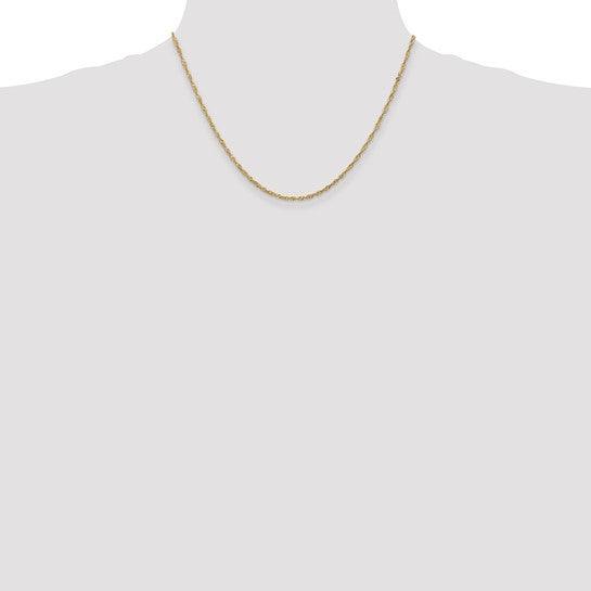 14k 1.70mm Singapore Chain
