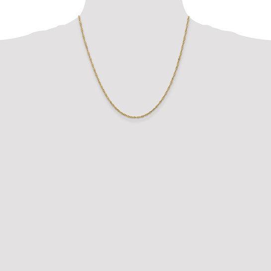 14k 1.70mm Singapore Chain