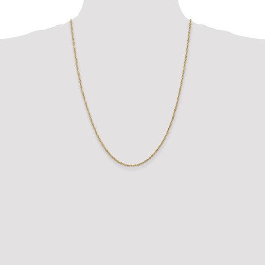 14k 1.70mm Singapore Chain