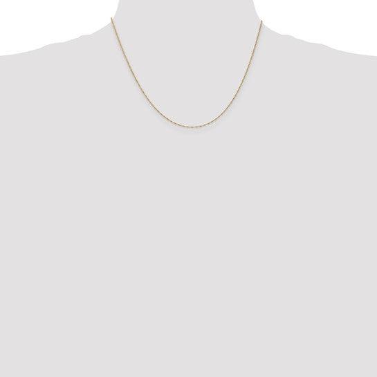 14k 1mm Singapore Chain