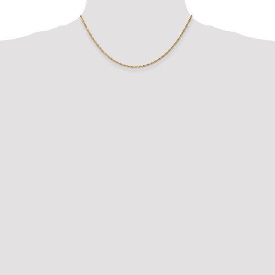 14k 1.4mm Singapore Chain