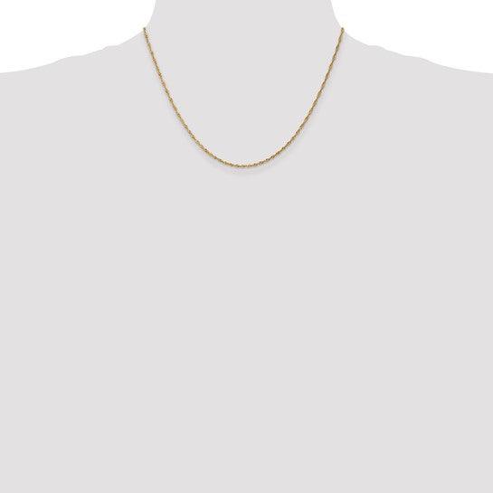 14k 1.4mm Singapore Chain