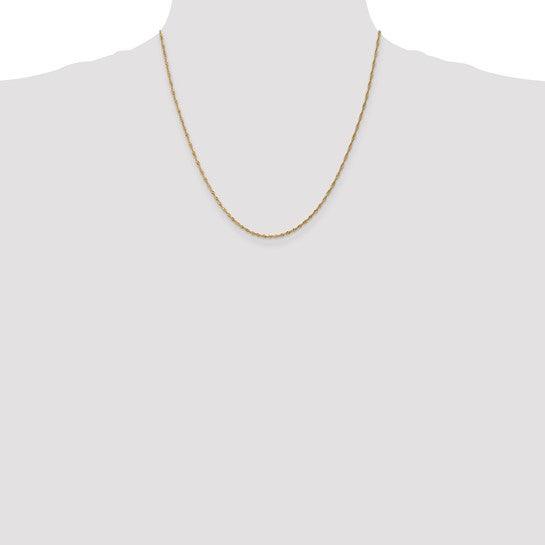 14k 1.4mm Singapore Chain