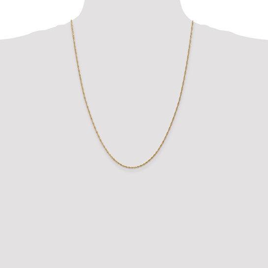 14k 1.4mm Singapore Chain