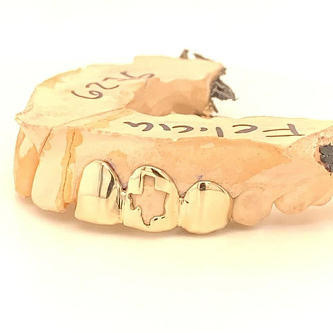 Seattle Gold Grillz - Gold Open Face Grillz Collection