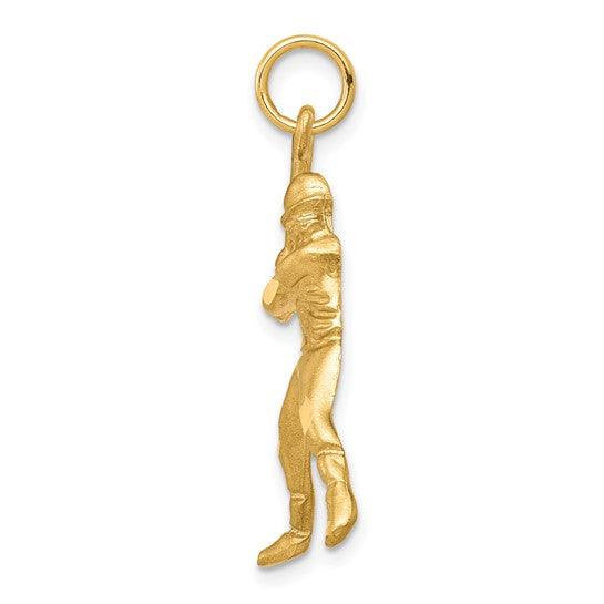10K Baseball Player Charm