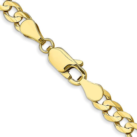 10k 4.5mm Light Concave Figaro Chain