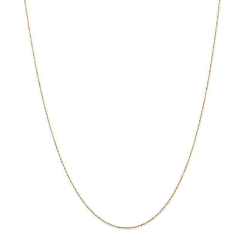 10k 0.5 mm Carded Cable Rope Chain - Seattle Gold Grillz