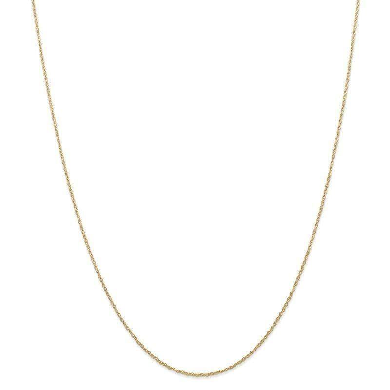 10k 0.7mm Carded Cable Rope Chain - Seattle Gold Grillz