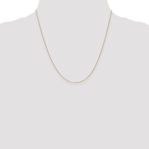 10k 0.8mm Diamond Cut Cable Chain - Seattle Gold Grillz