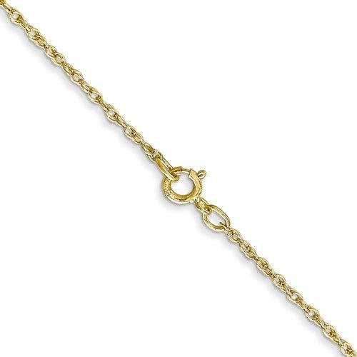 10k 0.8mm Lite-Baby Rope Chain - Seattle Gold Grillz