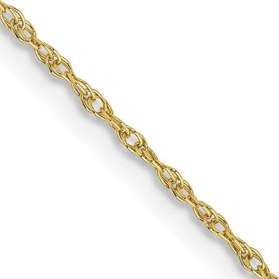 10k 0.8mm Lite-Baby Rope Chain - Seattle Gold Grillz