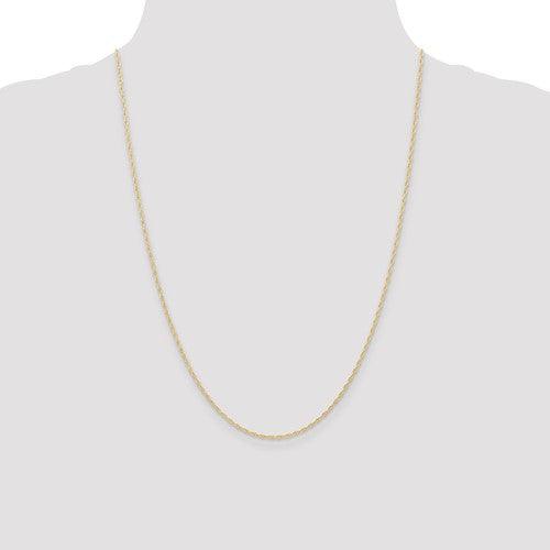 10k 1.15mm Carded Cable Rope Chain - Seattle Gold Grillz