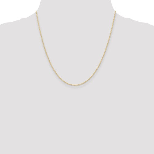 10k 1.15mm Carded Cable Rope Chain - Seattle Gold Grillz