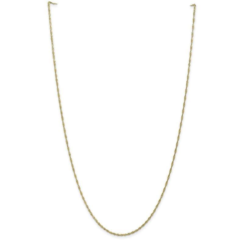 10k 1.25mm Flat Figaro Chain - Seattle Gold Grillz