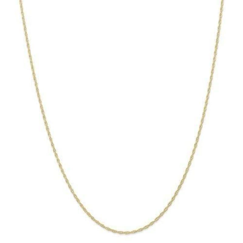 10k 1.35mm Carded Cable Rope Chain - Seattle Gold Grillz