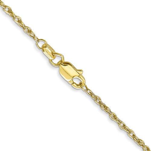 10k 1.3mm Heavy-Baby Rope Chain - Seattle Gold Grillz