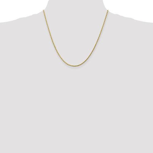 10k 1.75mm Handmade Diamond-cut Rope Chain - Seattle Gold Grillz