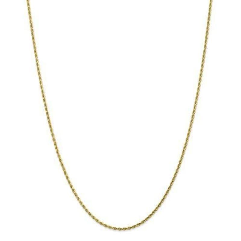 10k 1.75mm Handmade Diamond-cut Rope Chain - Seattle Gold Grillz