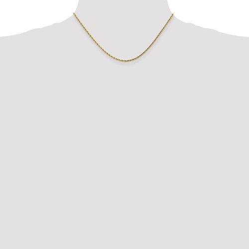 10k 1.75mm Handmade Diamond-cut Rope Chain - Seattle Gold Grillz