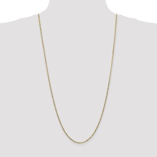 10k 1.75mm Polished Figaro Chain - Seattle Gold Grillz