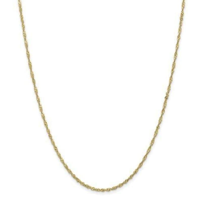 10k 1.7mm Singapore Chain - Seattle Gold Grillz