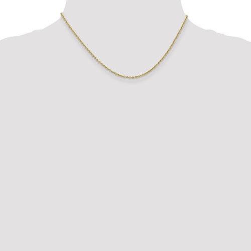 10k 1.8mm Polished Cable Chain - Seattle Gold Grillz