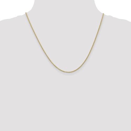 10k 1.8mm Polished Cable Chain - Seattle Gold Grillz