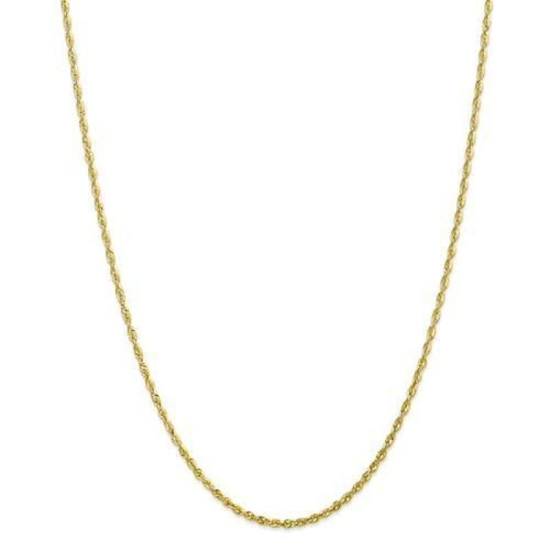 10k 2.25mm Diamond Cut Extra-Lite Rope Chain - Seattle Gold Grillz