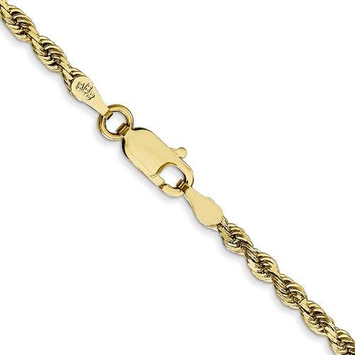 10k 2.75mm Diamond Cut Quadruple Rope Chain - Seattle Gold Grillz